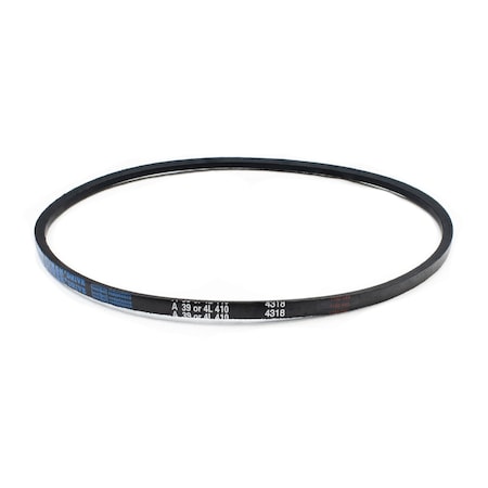 D&D A39/4L410 Classical V-Belt, 41 in Outside Length, 1/2 in Top Width, 1 Ribs A39/4L410